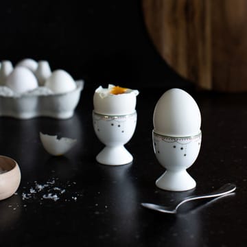 Julemorgen eggeglass 2-stk. - Hvit - Wik & Walsøe