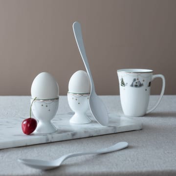 Julemorgen eggeglass 2-stk. - Hvit - Wik & Walsøe