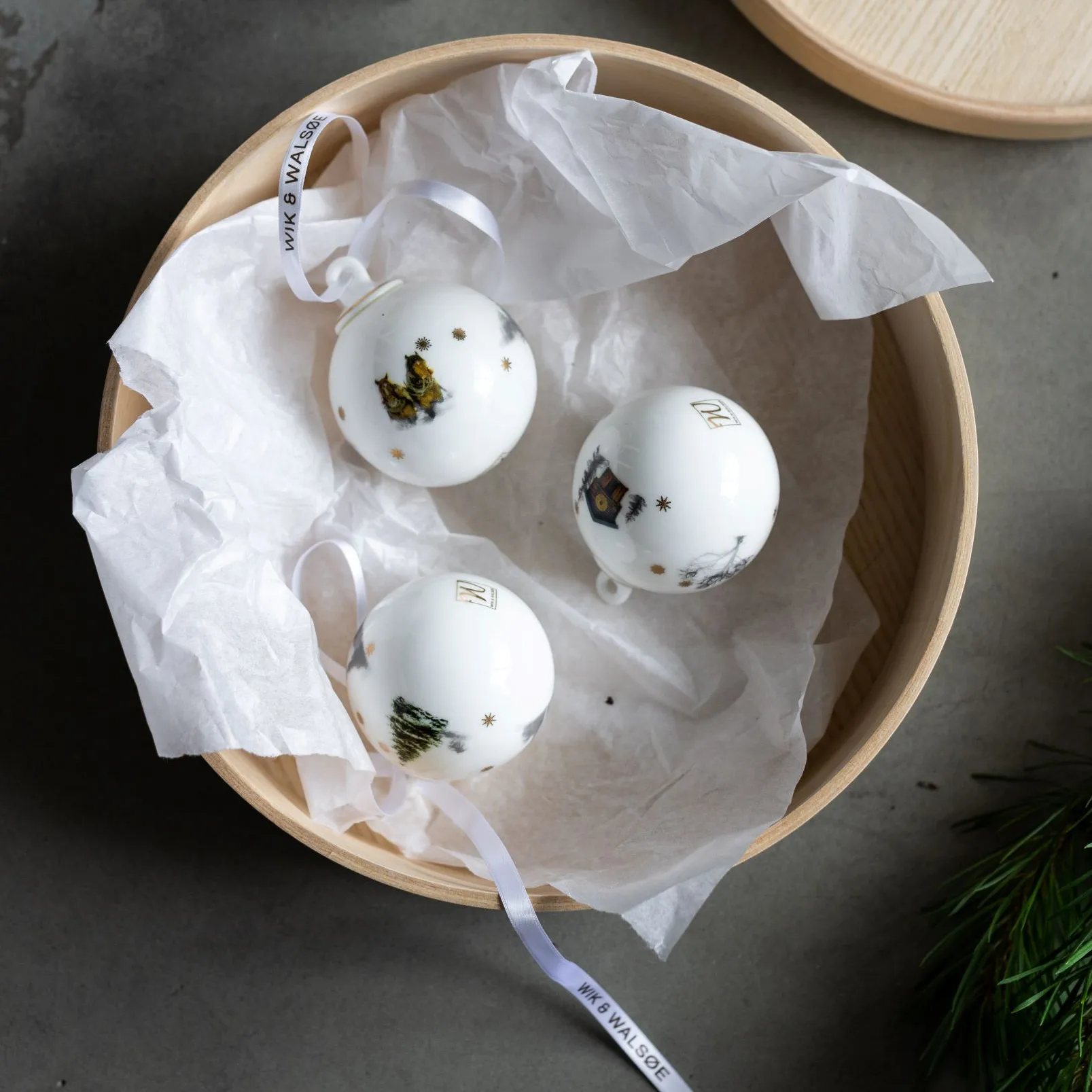 Julemorgen julekule liten, Härbre Wik & Walsøe