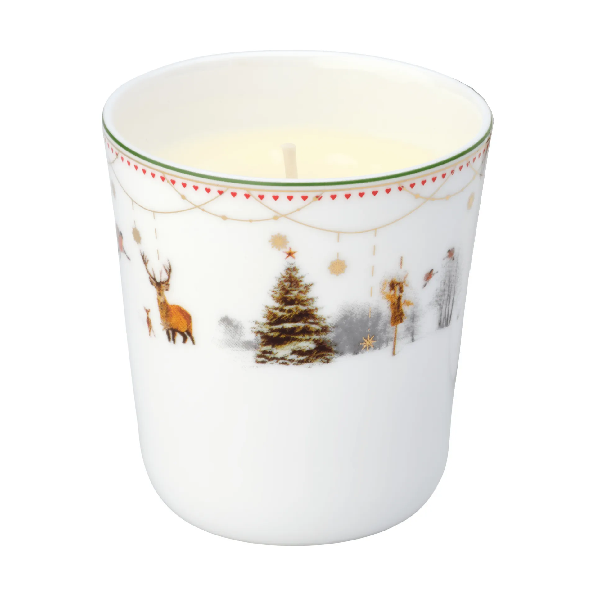Julemorgen Story duftlys, Kanel & appelsin 240 g Wik & Walsøe