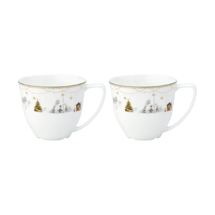 Julemorgen Story gløggkrus - 12 cl, 2 pack - Wik & Walsøe