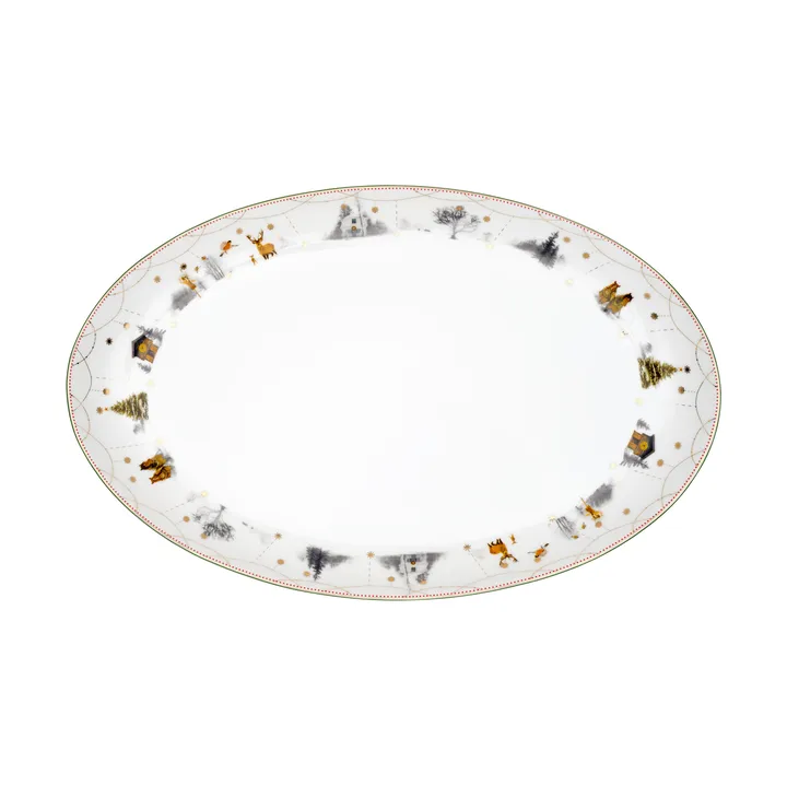 Julemorgen Story ovalt fat - 39 cm - Wik & Walsøe