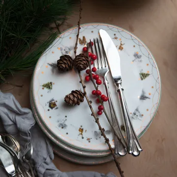 Julemorgen tallerken Ø20 cm 6-pakning - undefined - Wik & Walsøe