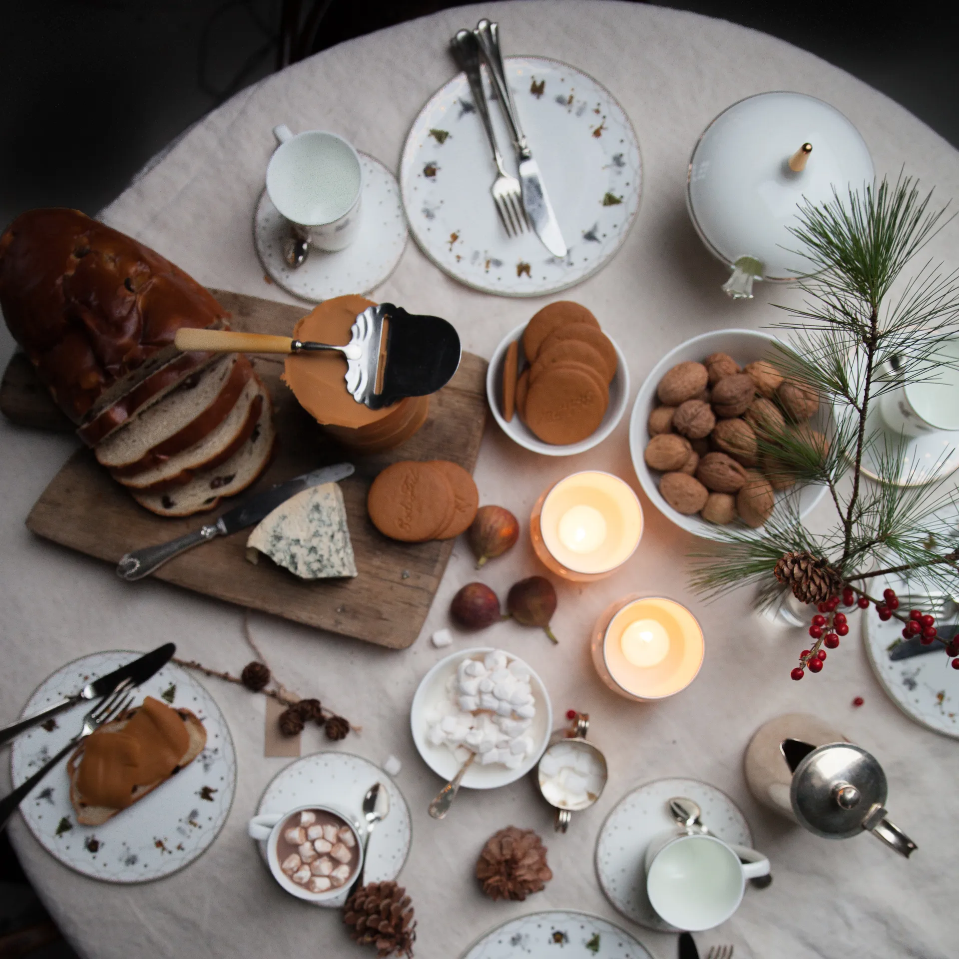 Julemorgen tallerken Ø28 cm 6-pakning,  Wik & Walsøe