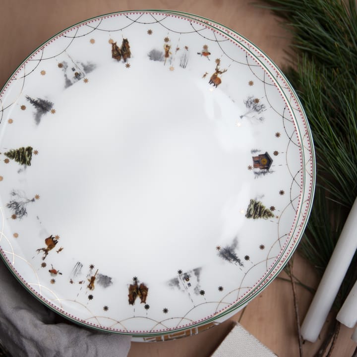 Julemorgen tallerken - 28 cm - Wik & Walsøe