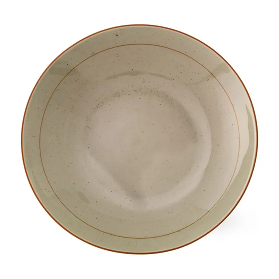 Rustikkk dyp tallerken grønn, 17 cm Wik & Walsøe