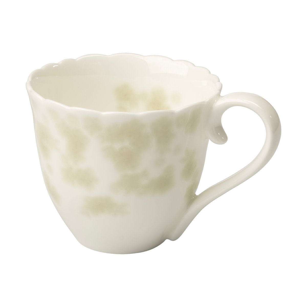 Wik & Walse Slåpeblom krus 20 cl Grnn | Skandinavisk Design | Kaffekopper | Hvit
