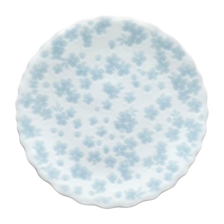 Slåpeblom tallerken Ø 13 cm - Blå - Wik & Walsøe