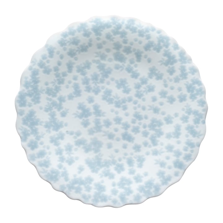 Slåpeblom tallerken Ø 21 cm - Blå - Wik & Walsøe