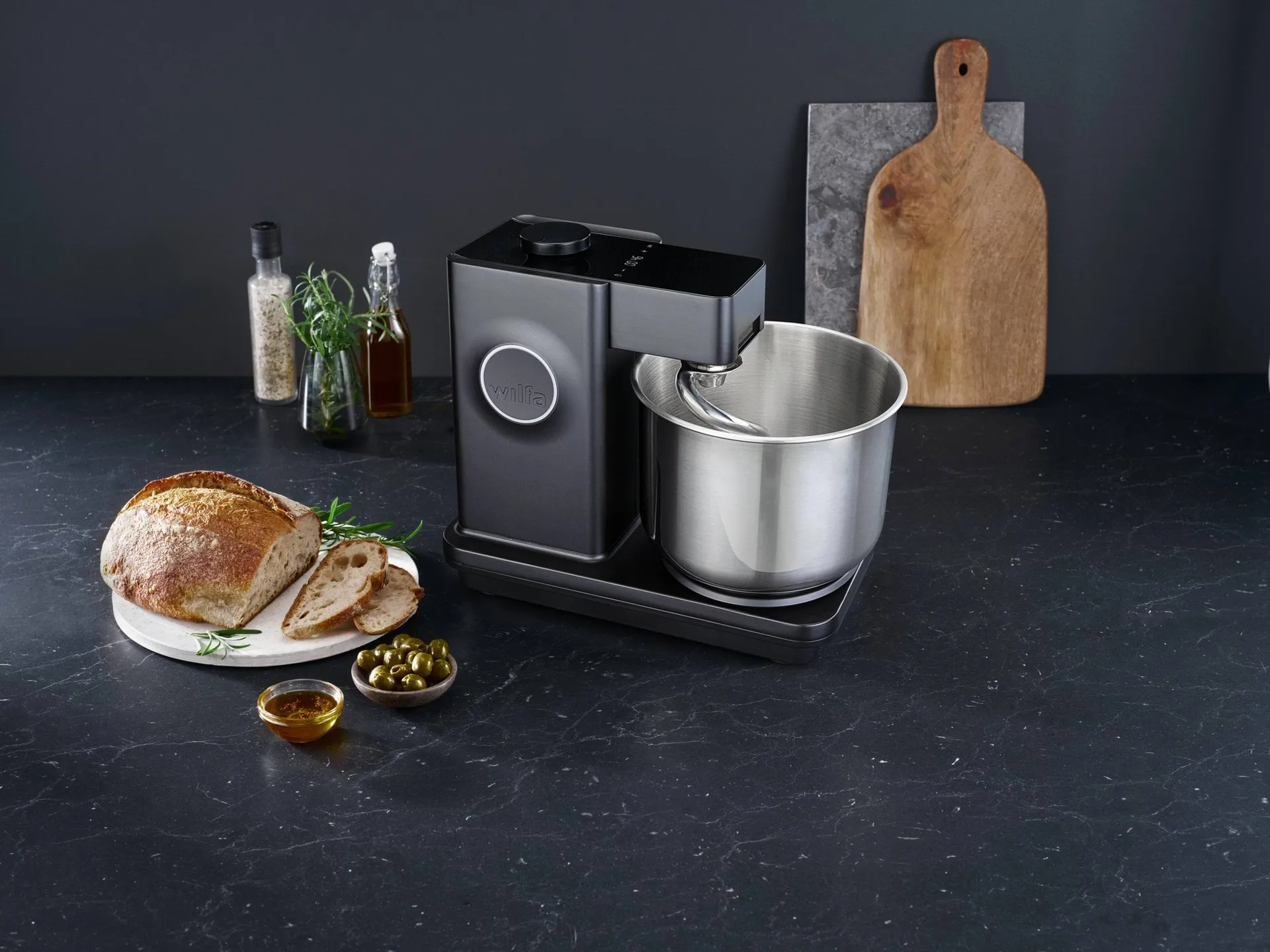 Probaker timer kjøkkenmaskin, Svart, 5 deler Wilfa