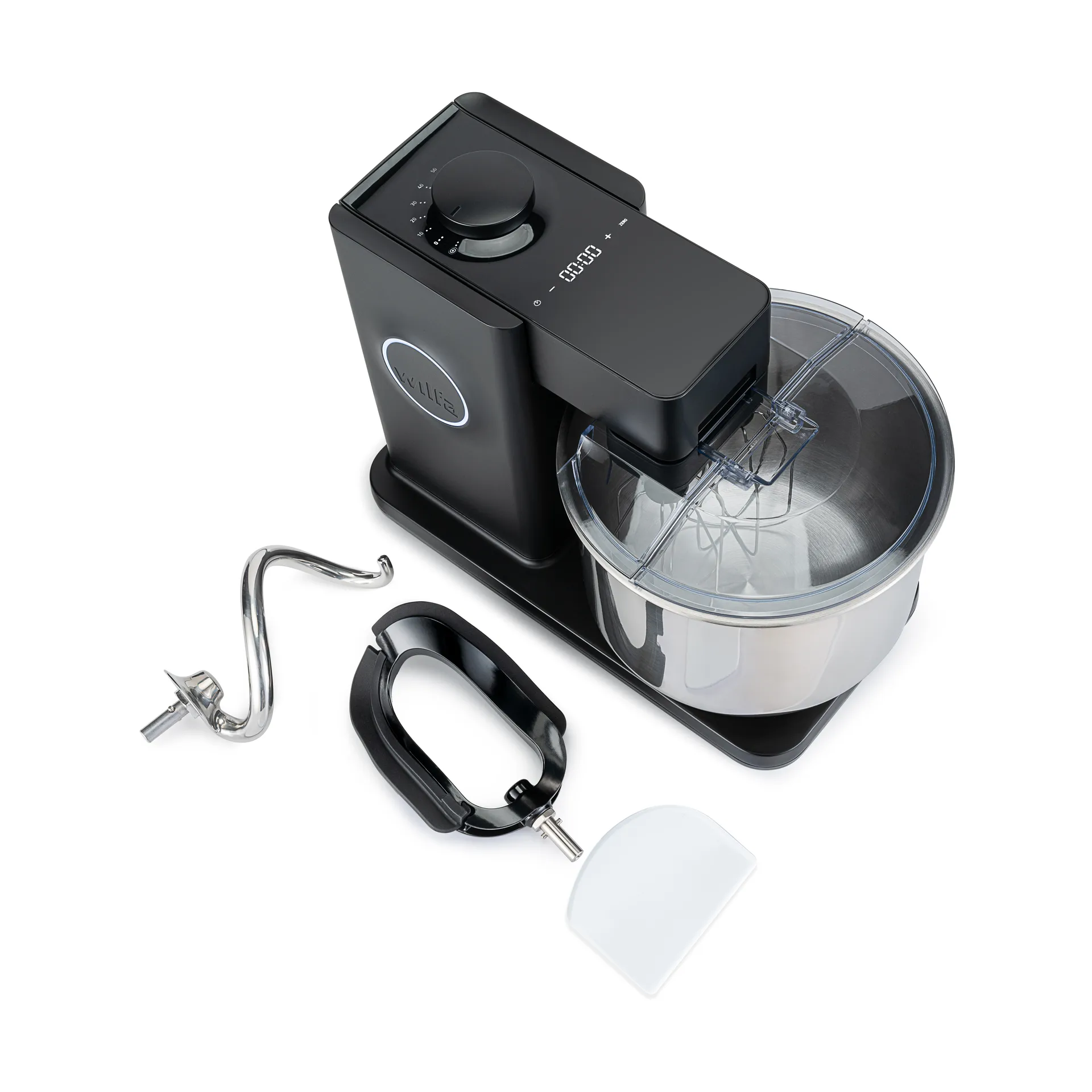 Probaker timer KM2BS-T70 kjøkkenmaskin 7 deler, Svart Wilfa