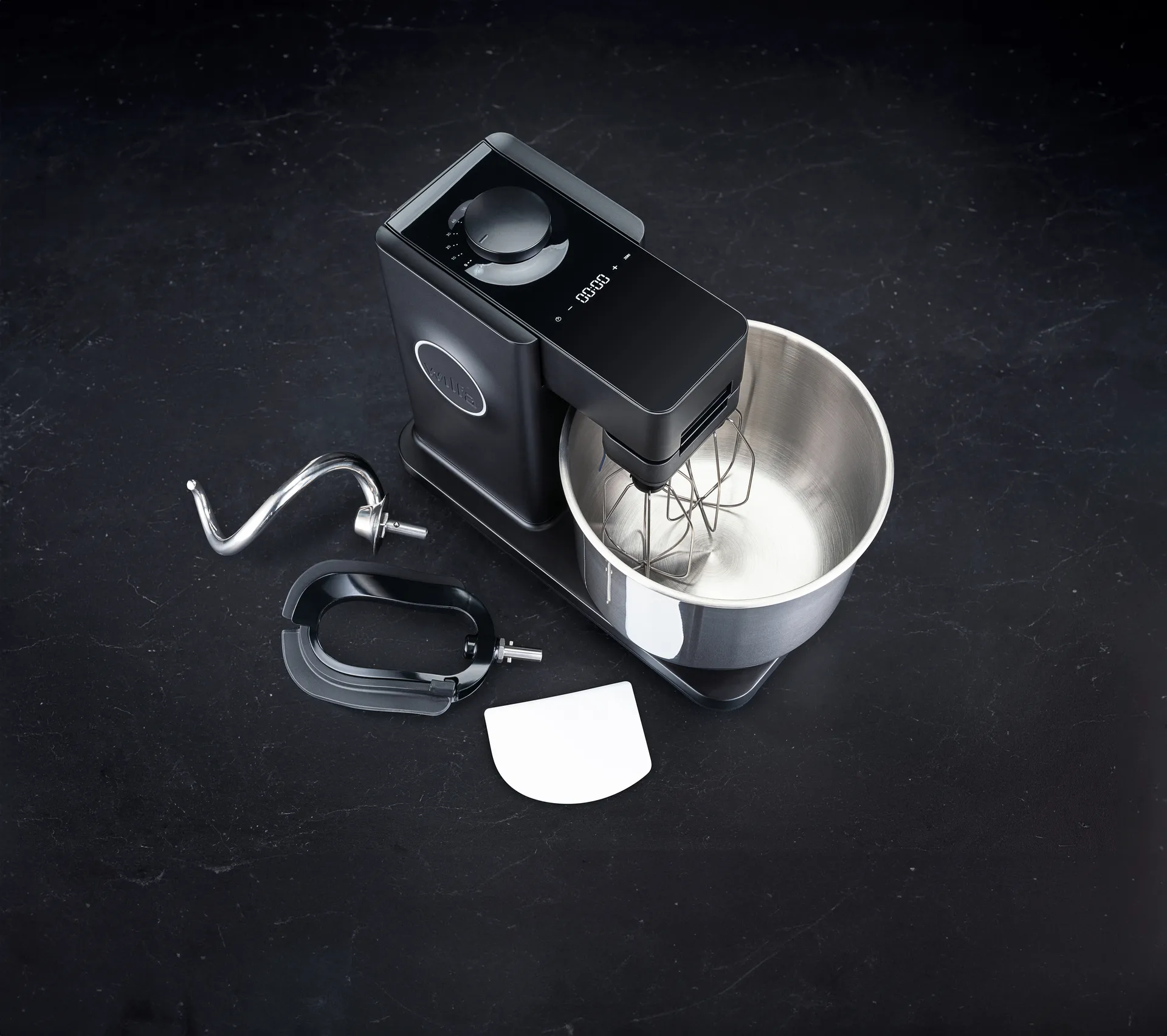 Probaker timer KM2BS-T70 kjøkkenmaskin 7 deler, Svart Wilfa