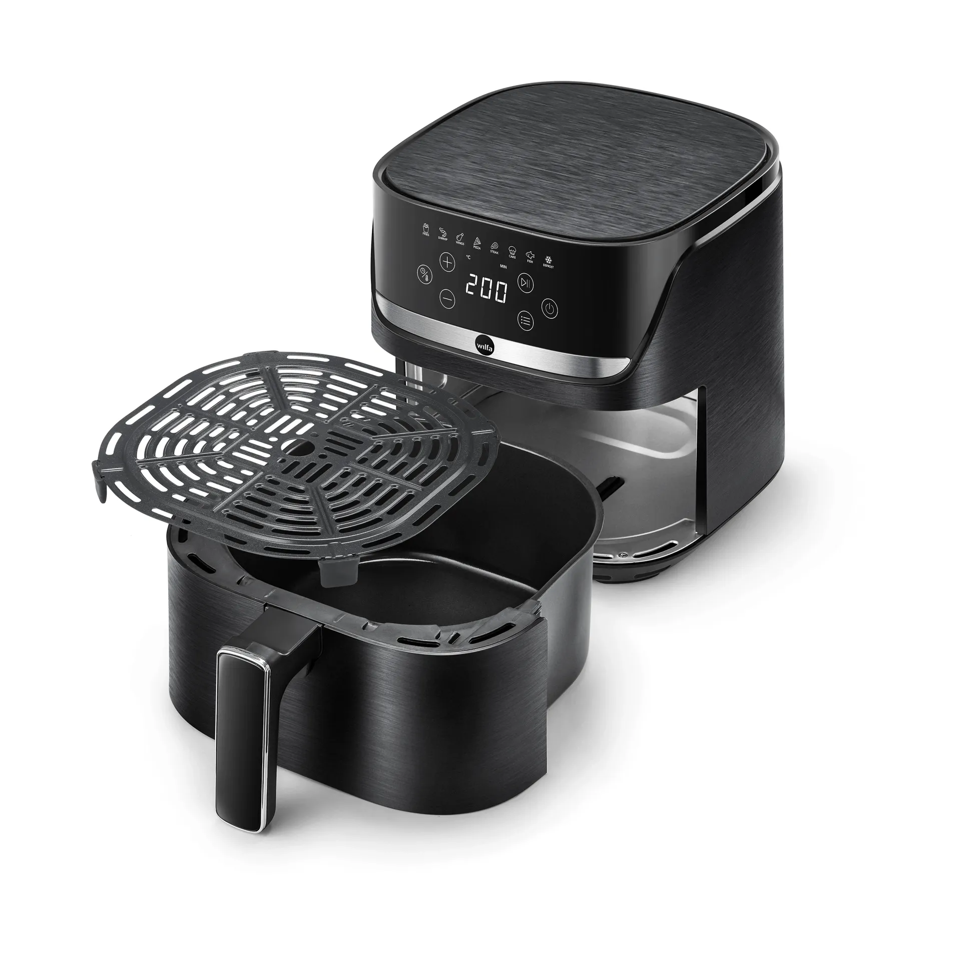 Wilfa AF4B-40P Crispier airfryer, Svart, 4 l Wilfa