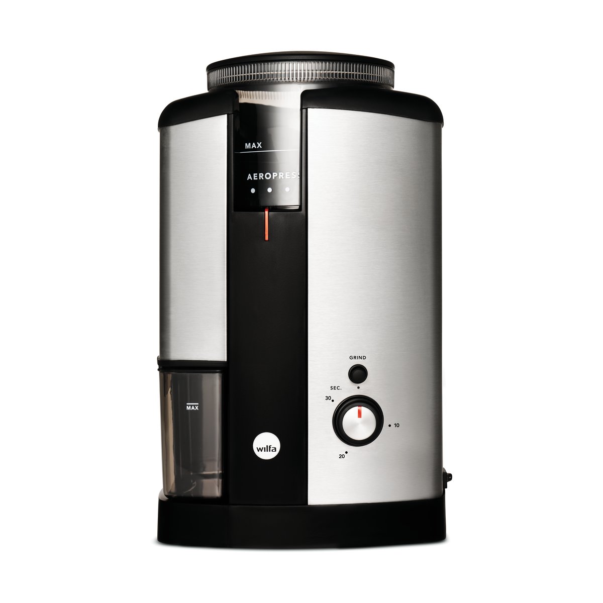 Wilfa WSCG-2 kaffekvern Rustfritt stål | Skandinavisk Design | Sølv