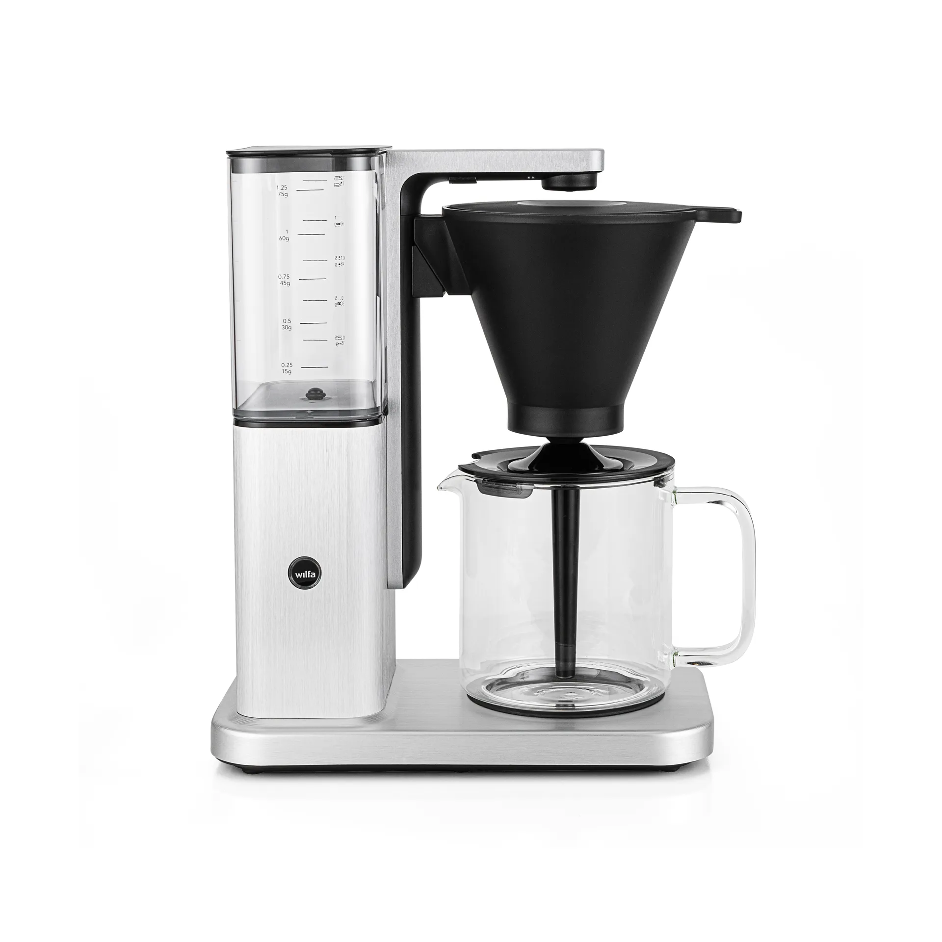Zense CM10ABA-A125 alux auto kaffetrakter, Sølv Wilfa