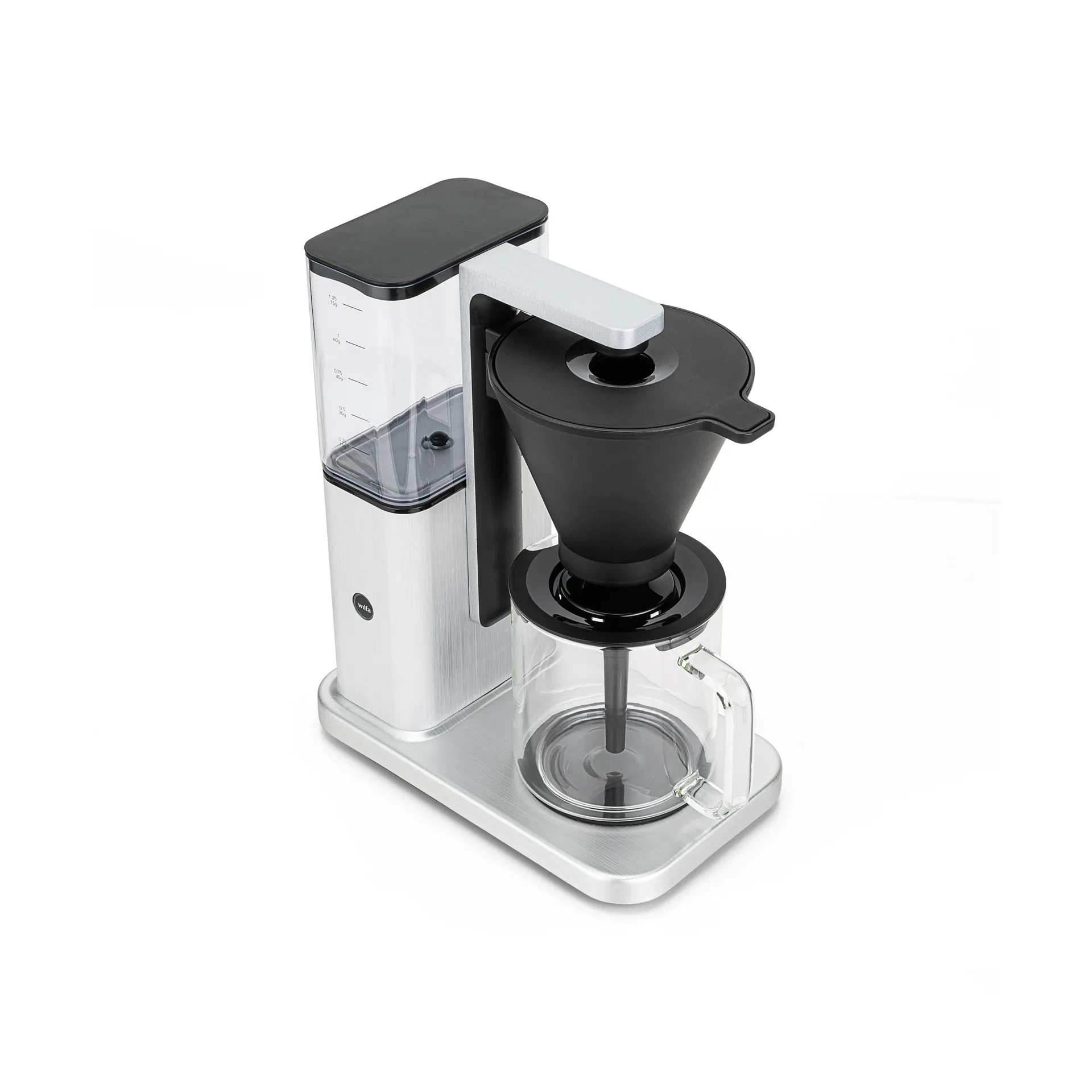 Zense CM10ABA-A125 alux auto kaffetrakter, Sølv Wilfa