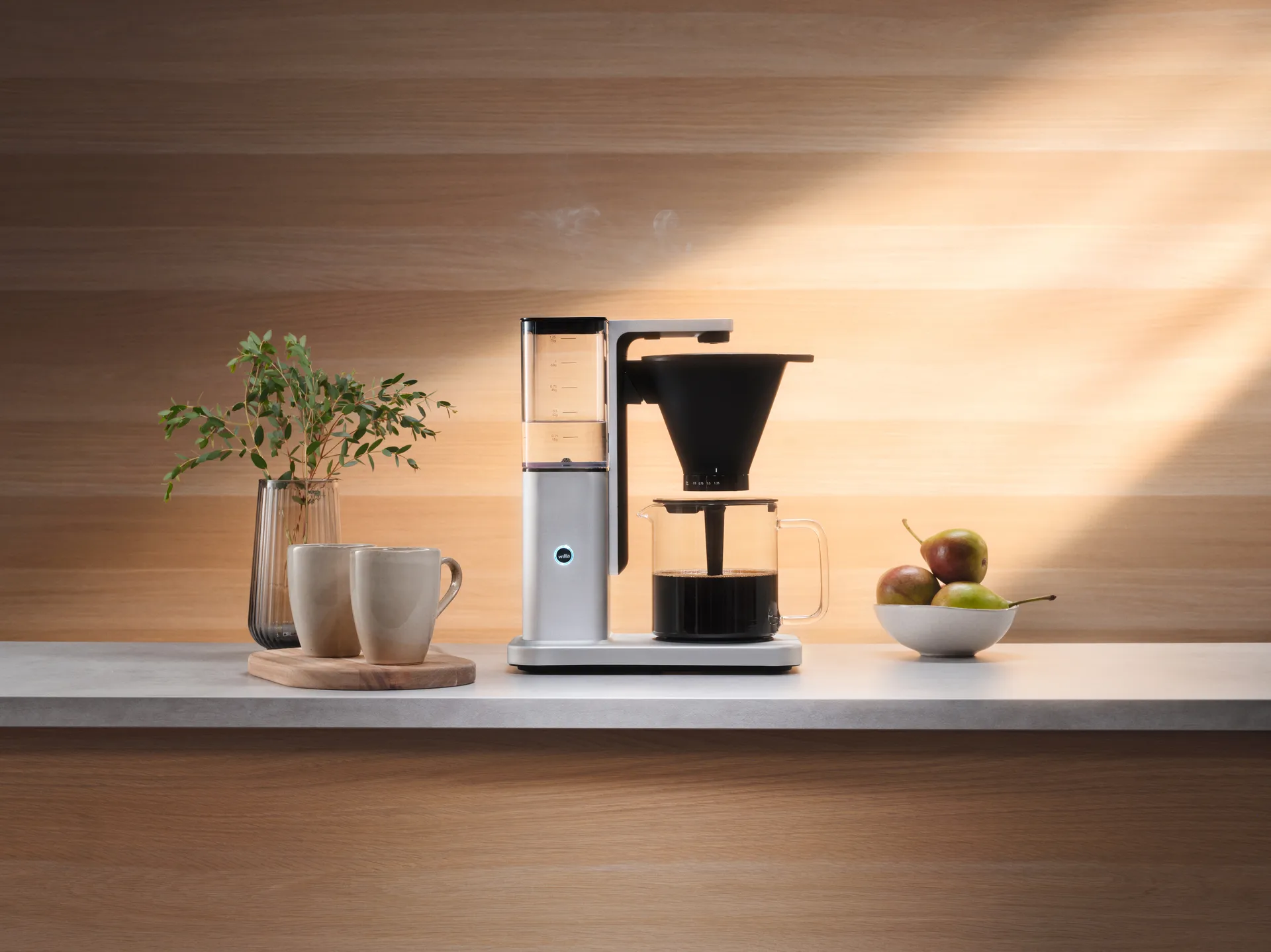 Zense CM10APA-M125 alux kaffetrakter, Sølv Wilfa