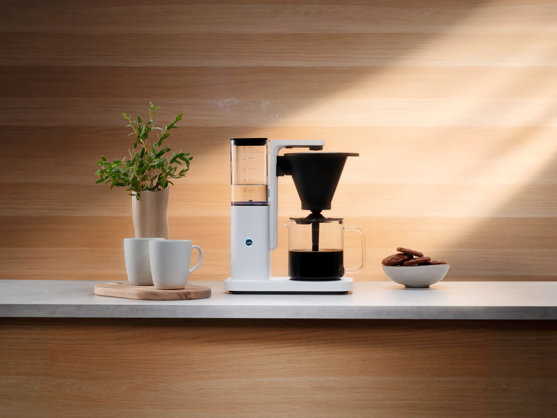 Zense CM10W-A125 auto kaffetrakter, Hvit Wilfa