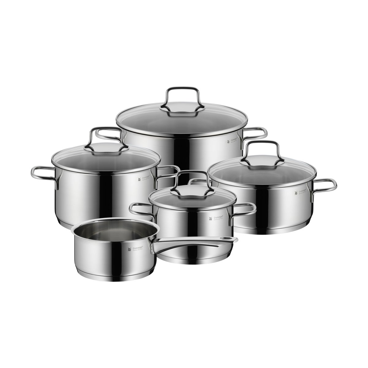 WMF Astoria grytesett 5 deler Rustfritt stål