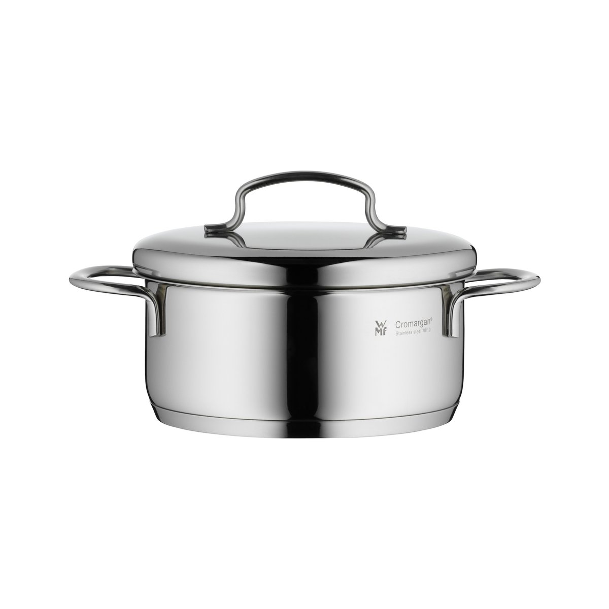WMF Mini lav gryte med lokk 14 cm Rustfritt stål | Skandinavisk Design | Gryter | Sølv