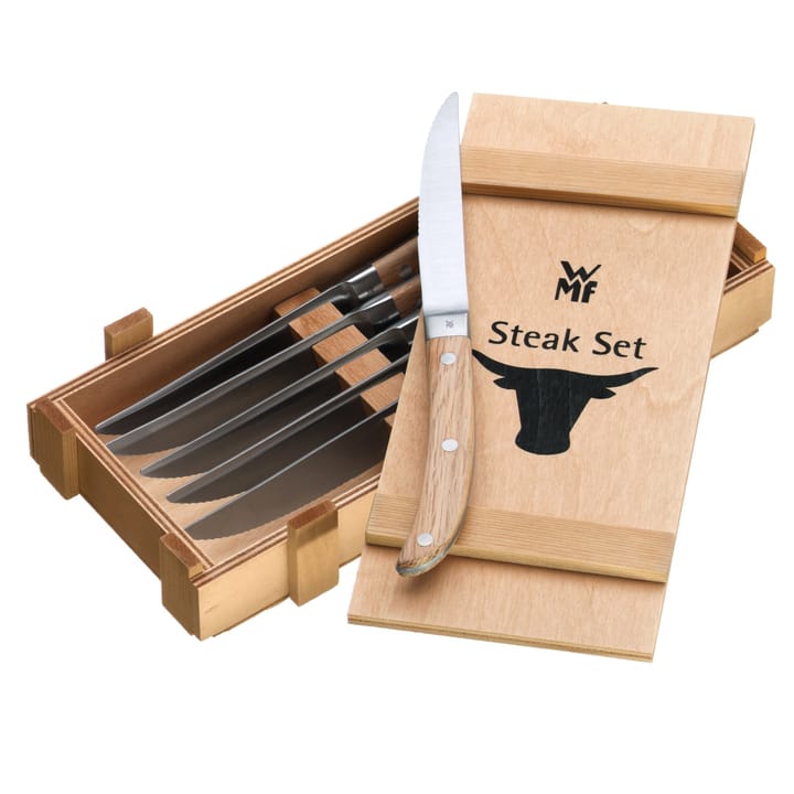 Ranch grillkniv 6 deler, Rustfritt stål WMF