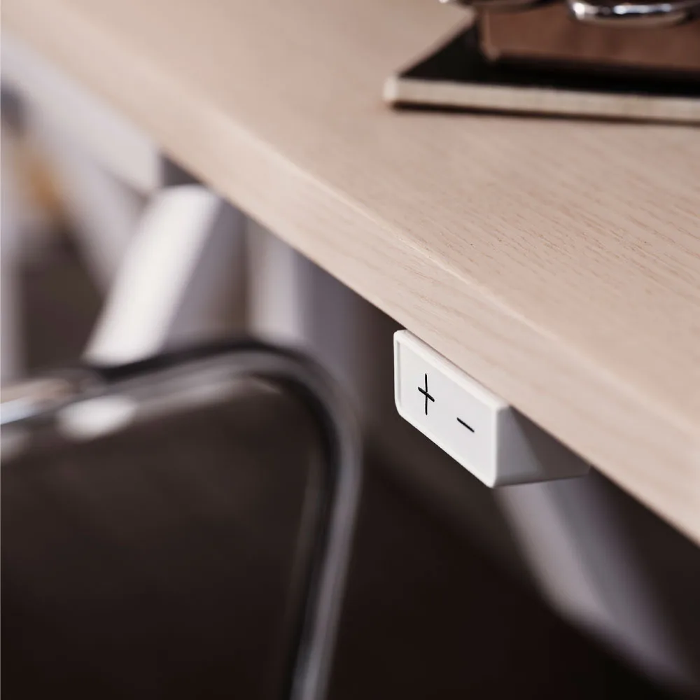 Works konferansebordplate, hvit laminat Works