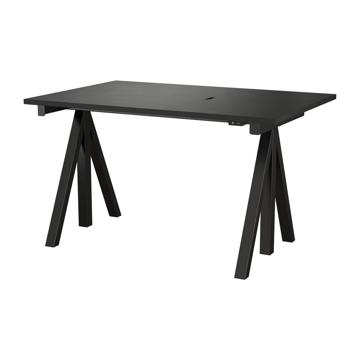 Works Works skrivebord svart 78x120 cm