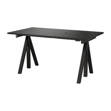 Works skrivebord svart 78x140 cm - undefined - Works