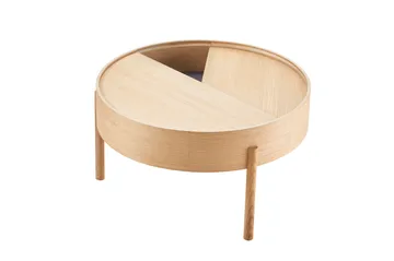 Arc salongbord Ø66 cm - Hvitpigmentert eik - Woud