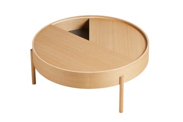 Arc salongbord Ø 89 cm - Oljet eik - Woud