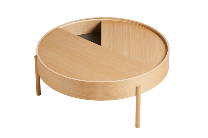 Arc salongbord Ø 89 cm, Oljet eik Woud