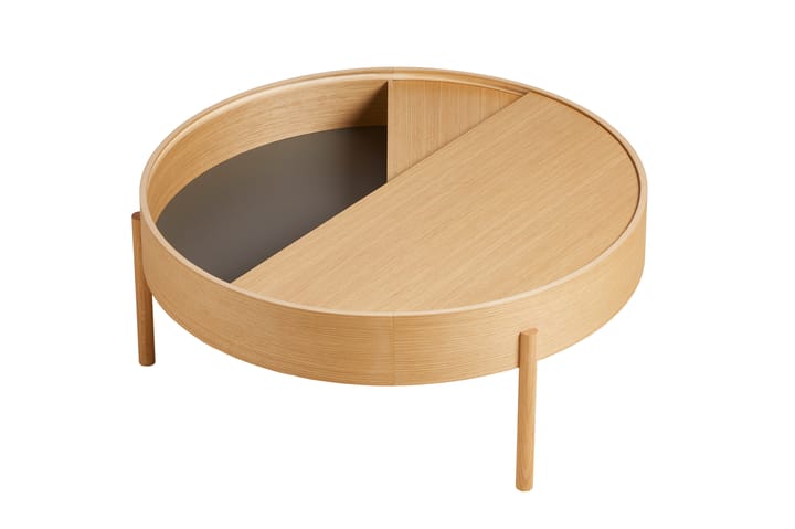 Arc salongbord Ø 89 cm, Oljet eik Woud