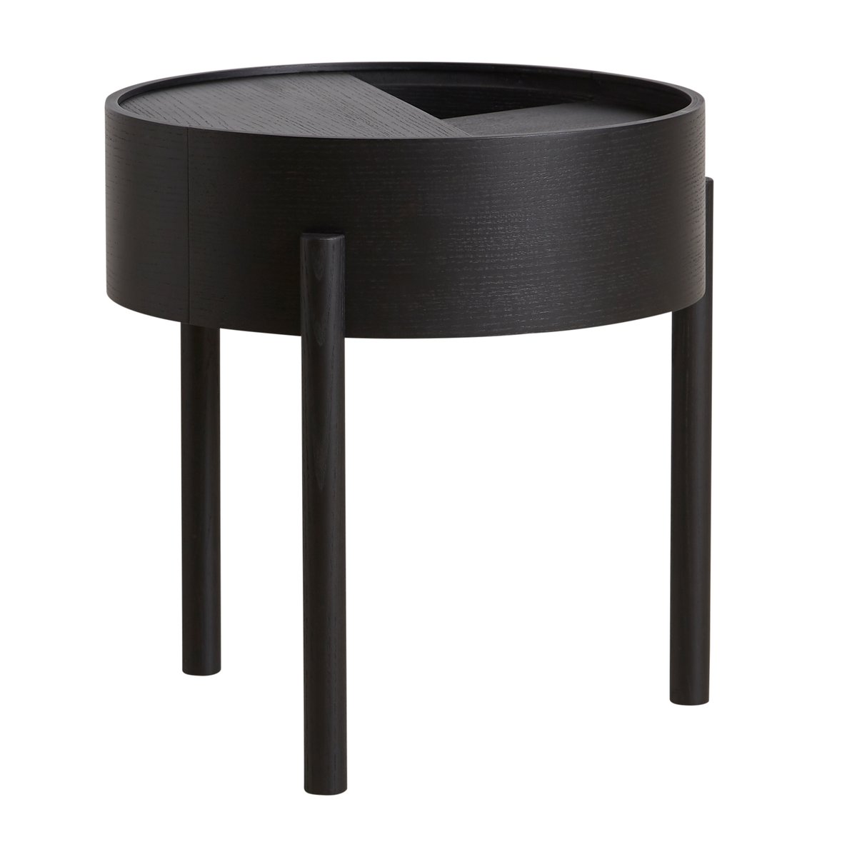 Bilde av Woud Arc sidebord svartmalt ask