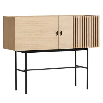 Array sidebord, 120cm - hvitpigmentert eik - Woud