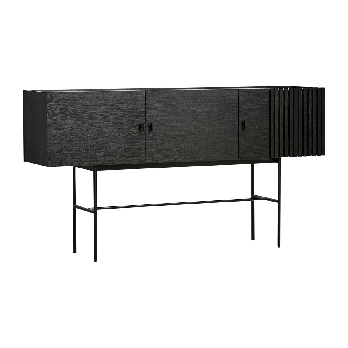 Bilde av Woud Array sidebord 180 cm Svartmalt eik