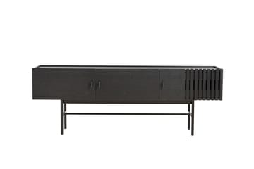Array sidebord lav, 150 cm - Svartmalt eik - Woud