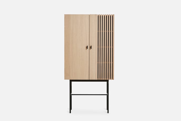Array skap, 80 cm, Hvitpigmentert eik Woud