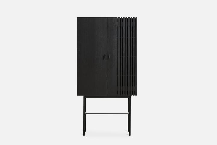 Array skap, 80 cm, Svartmalt eik Woud