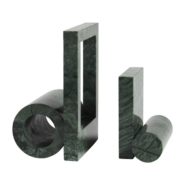 Booknd bokstøtte marmor - Grønn - Woud