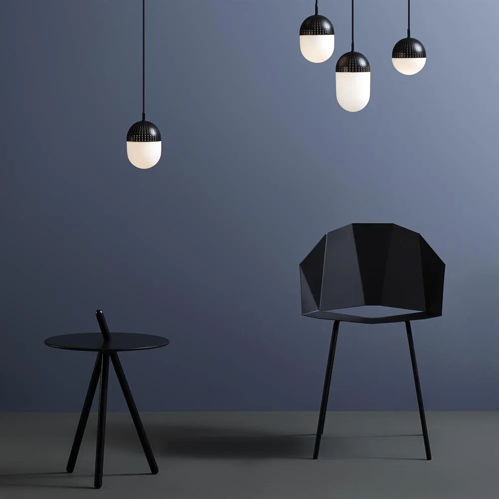 Come here bord, sortmalt eik Woud