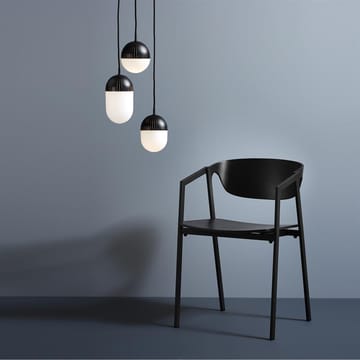 Dot taklampe large - sort - Woud