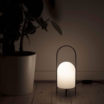 Ghost bordlampe - Svart-hvitt opalglass - Woud