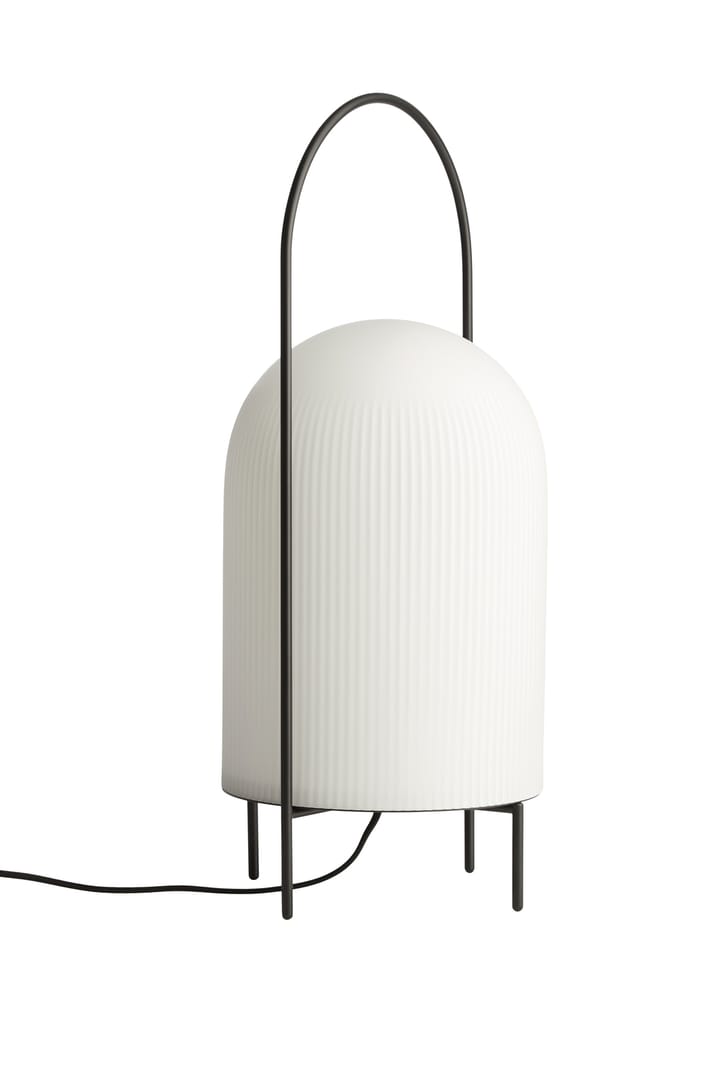 Ghost gulvlampe, Svart–hvitt opalglass Woud