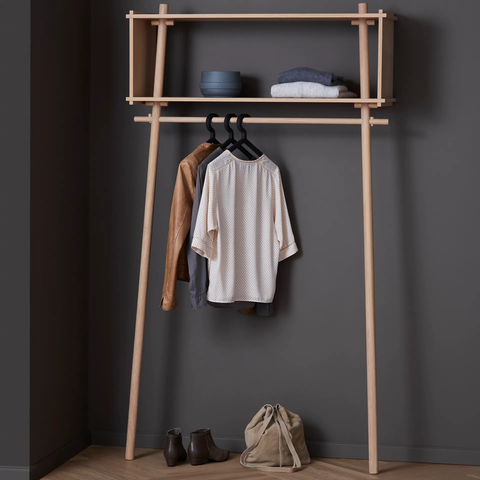 Illusion galge, 3-pk, svart Woud