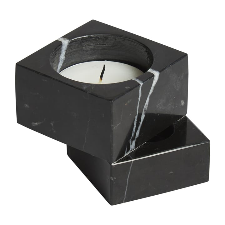 Jeu de dés 1 lysholder marmor, Sort Woud