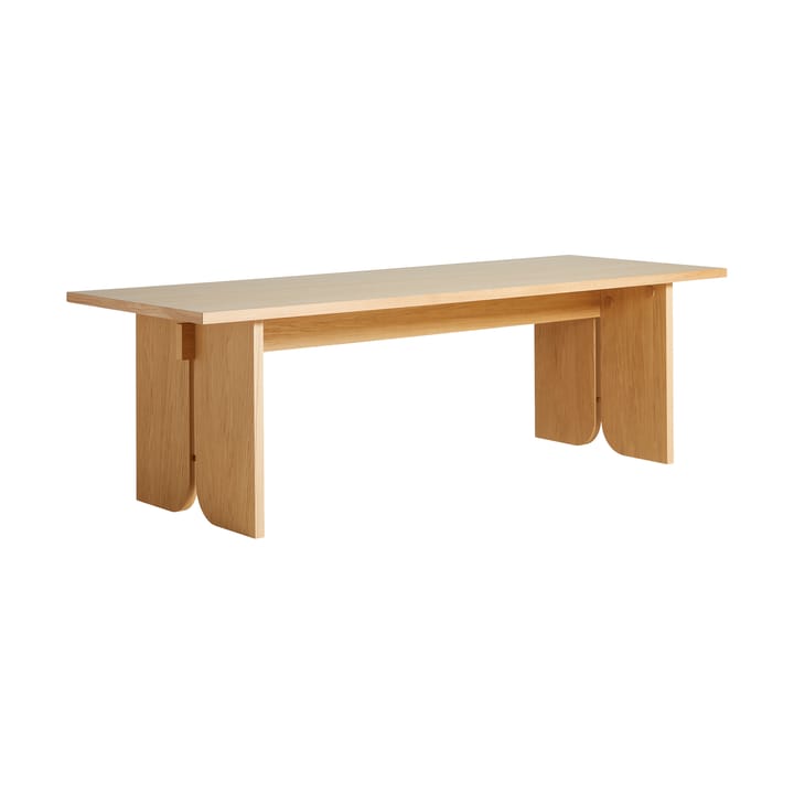Kimono spisebord 240x90 cm - Hvitpigmentert lakkert eik - Woud