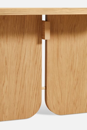 Kimono spisebord 240x90 cm - Hvitpigmentert lakkert eik - Woud