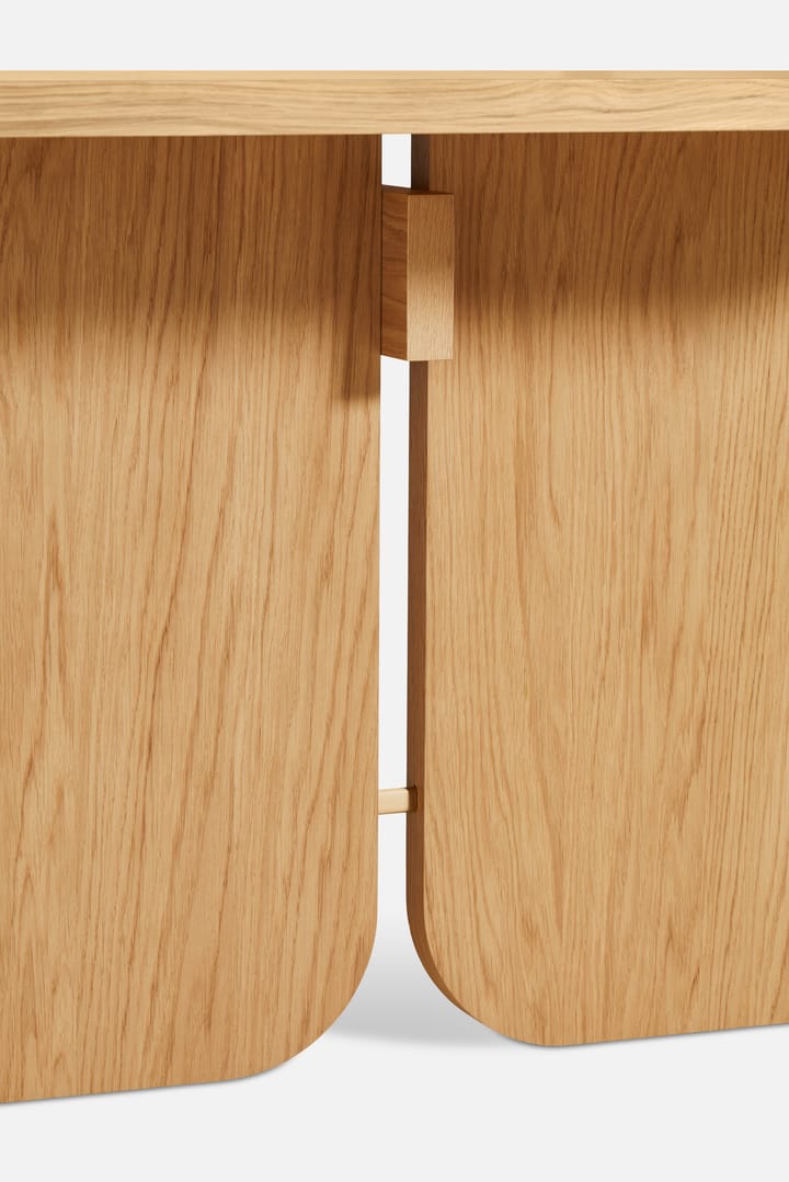 Kimono spisebord 240x90 cm, Hvitpigmentert lakkert eik Woud