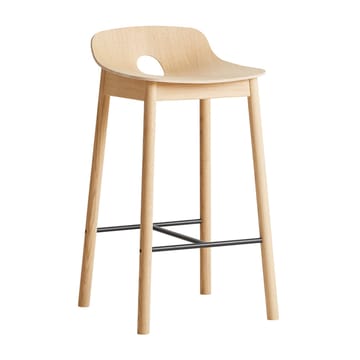Mono barstol 65 cm - Hvitpigmentert eik - Woud