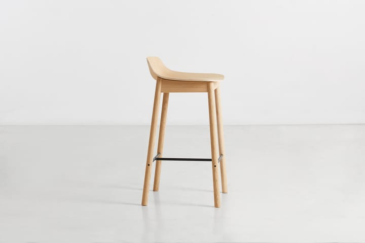 Mono barstol 65 cm, Hvitpigmentert eik Woud